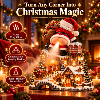 🎅💨 Santa’s Cheeky Mist Village | Lighted Christmas Aroma Diffuser ✨