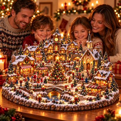 🔥Last Day 50%✨✝️ Holy Christmas Wonderland™ | Lighted Jesus & Santa Village