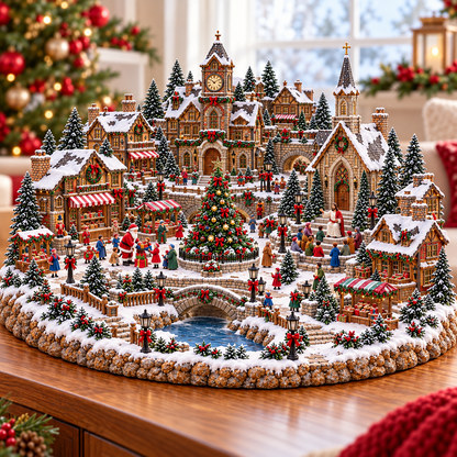 🔥Last Day 50%✨✝️ Holy Christmas Wonderland™ | Lighted Jesus & Santa Village