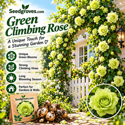 🌹🌿 Colorful Climbing Rose– Elegant Blooms for Fences, Arches & Entrances