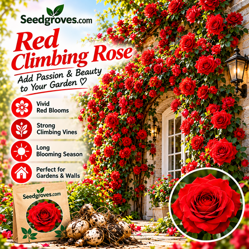 🌹🌿 Colorful Climbing Rose– Elegant Blooms for Fences, Arches & Entrances