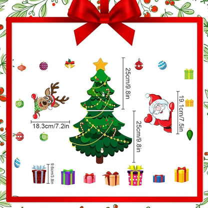 ⏳ Last Day 49% OFF – 🎅 Build Christmas on the Fridge | Reusable Magnetic Tree Set