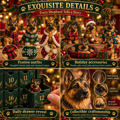 🐾🎄 2026 German Shepherd Advent Calendar – 24 Days of Love, Loyalty & Christmas Cheer