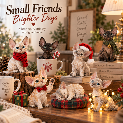 🐱✨ Devon Rex Mischief™ | 24 Day Curly Cat Advent Calendar