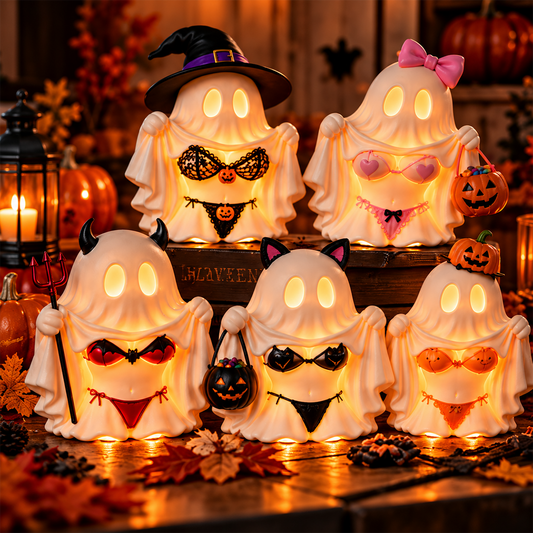 👻🎃 Boo & Mischief™ | Cheeky Ghost Halloween Decor