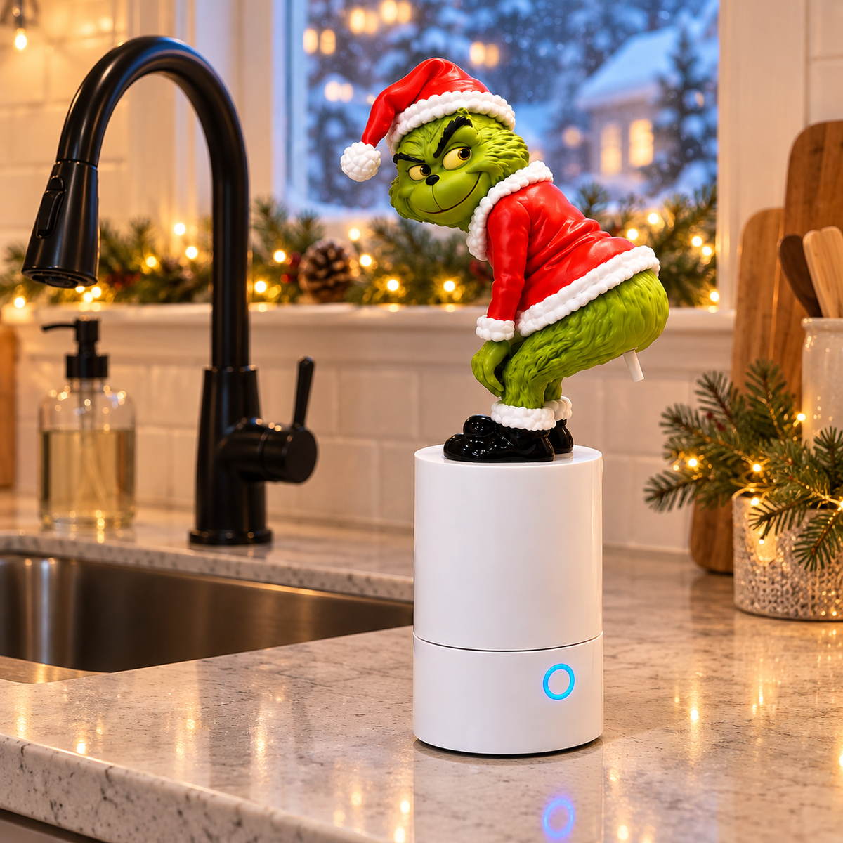 😂🎄 Tooting Christmas Soap Dispenser™ | Holiday Bathroom Decor
