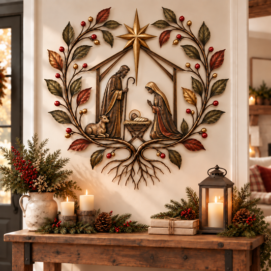 ✝️🌿Holy Night Tree™ | Bethlehem Nativity Wall Decor
