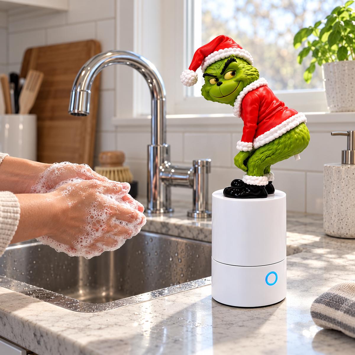 😂🎄 Tooting Christmas Soap Dispenser™ | Holiday Bathroom Decor