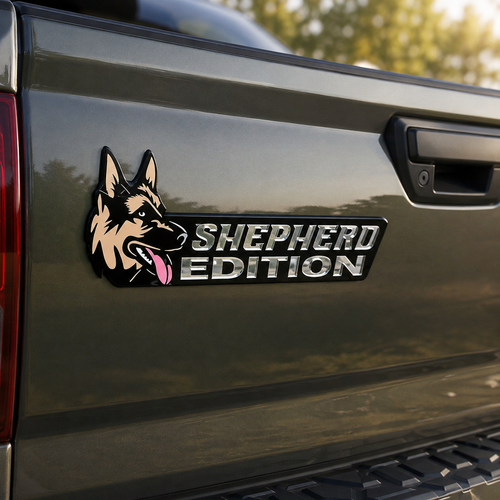 🐾 Your Dog. Your Badge. | Laser-Cut Breed Car Emblem