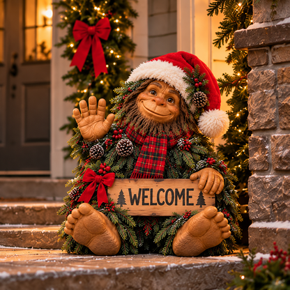 ✨ Bigfoot’s Christmas Welcome | Festive Holiday Decor 🎄