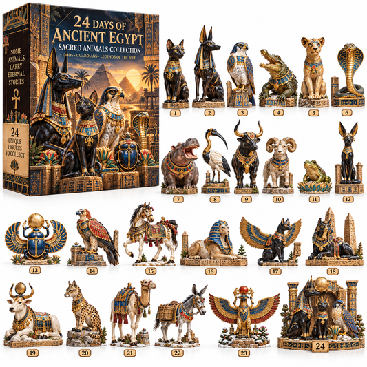🐈‍⬛🏺 24 Days of Ancient Egypt | Sacred Beasts & Guardian Figures ✨