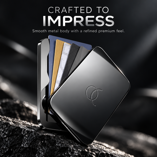 🧲 Snap. Slide. Go. | Slim Metal MagSafe Wallet with Quick Card Access ⚡