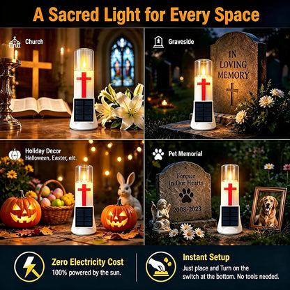 Solar Memorial Flameless Candle Lights