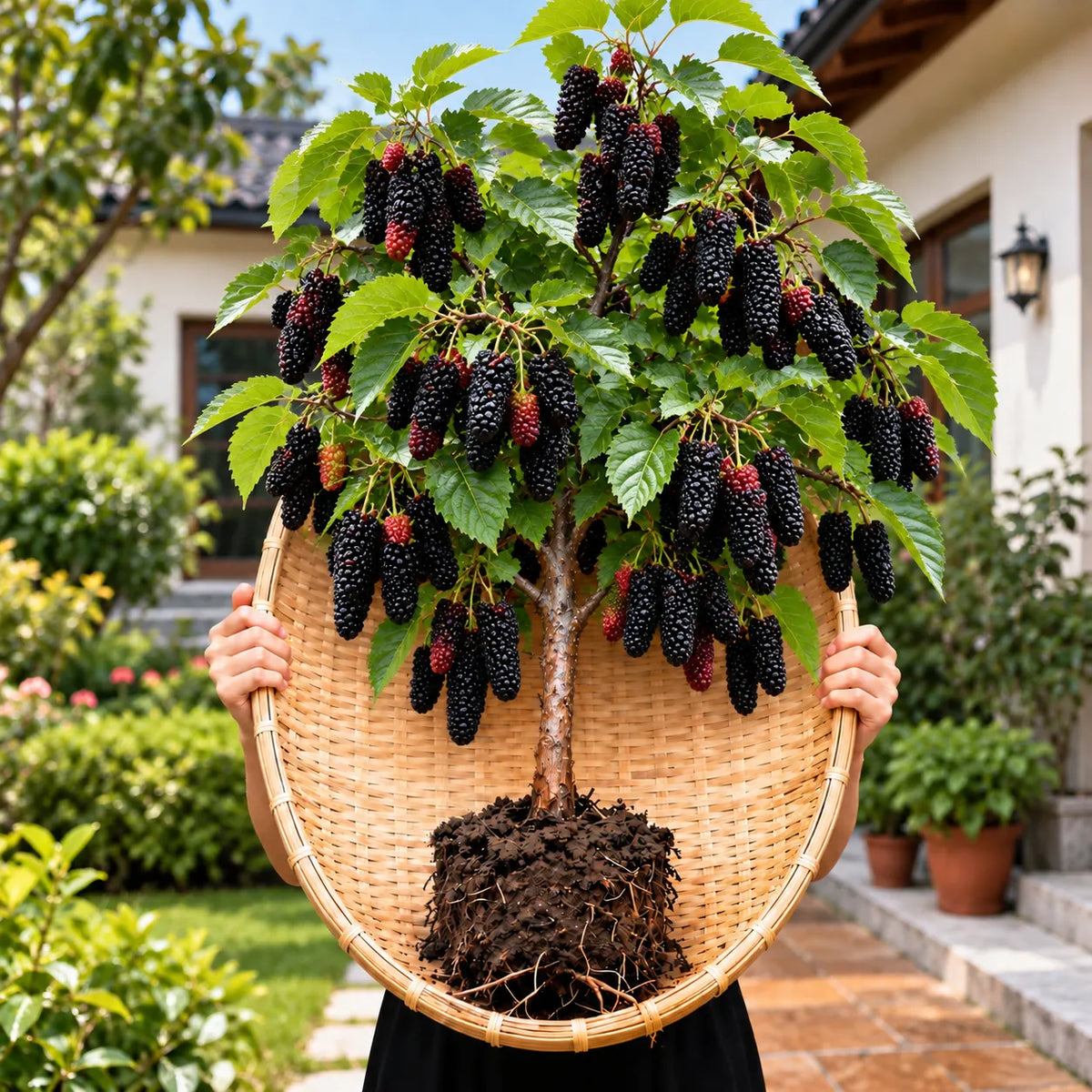 🌳 Rare Giant Red & Black Mulberry Tree 🌿