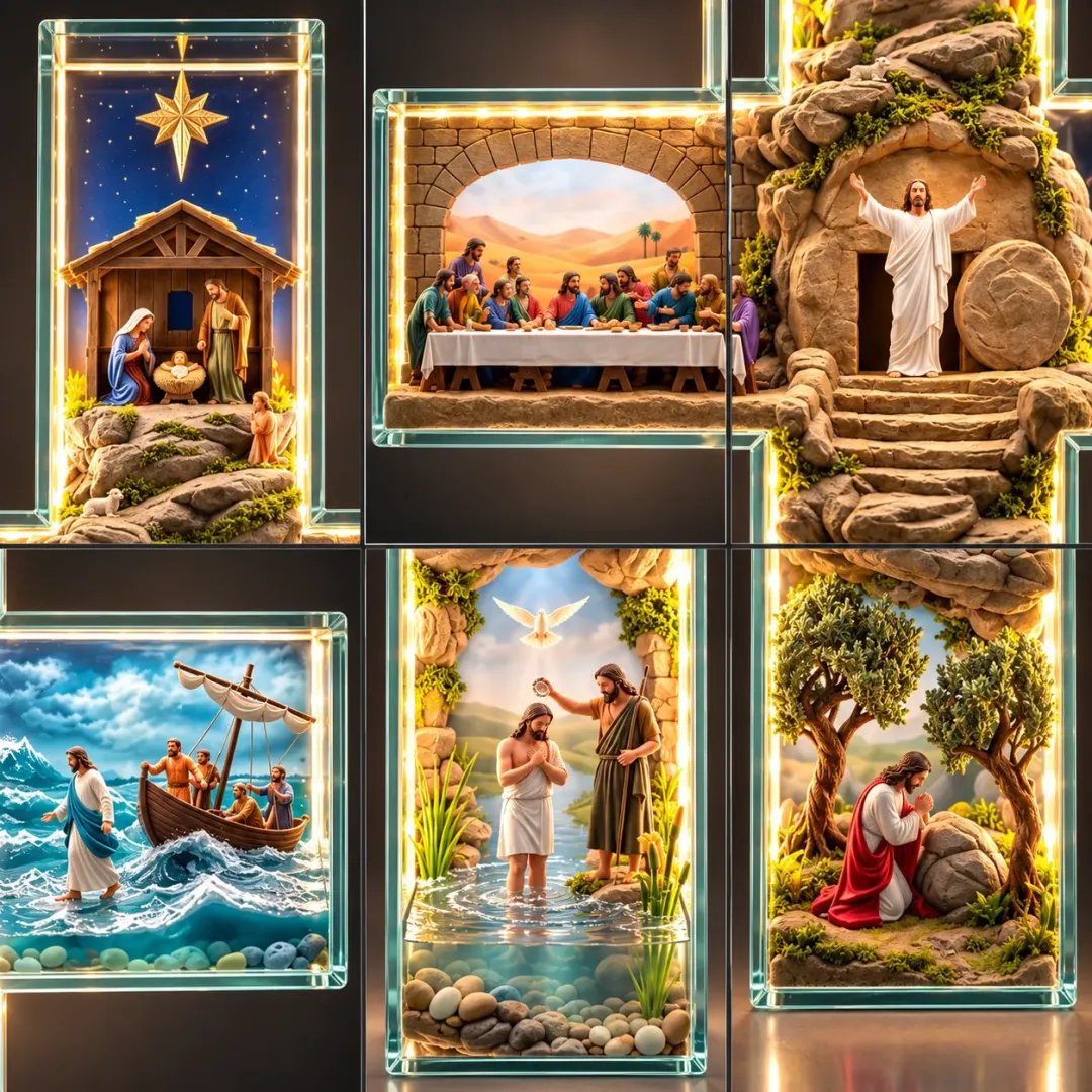 🕊️📖 His Story in Six Scenes™ | Christian Faith Collection