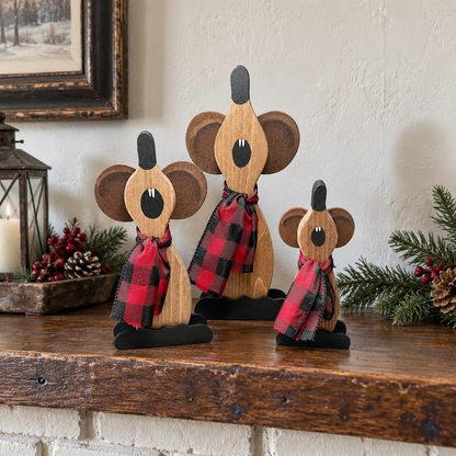 🎄 Christmas Eve Mouse Choir™ – Cozy Caroling Mice Christmas Figurine Set
