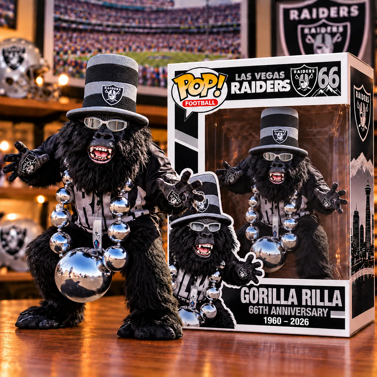 🦍 Legacy Gorilla 66™ | Fierce Commemorative Collector Figure