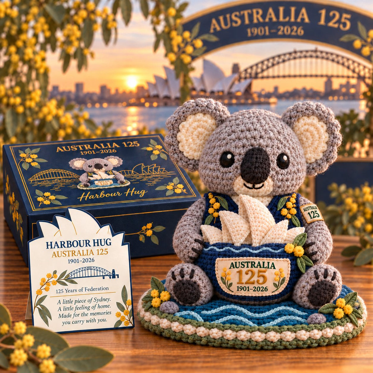 ⏳🇦🇺 Last Day 49% OFF | Australia 125™ – 3D Crochet Anniversary Keepsake 🎁