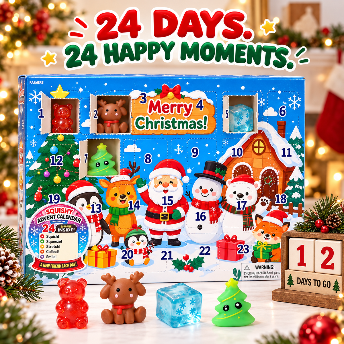🎄 Tiny Squishies, Big Surprises | 24-Day Christmas Countdown