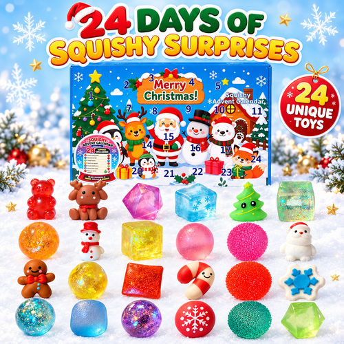 🎄 Tiny Squishies, Big Surprises | 24-Day Christmas Countdown