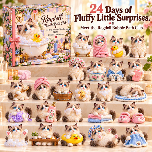 🐱🎄 Ragdoll Bubble Bath Club 24 Day Advent Calendar 2026