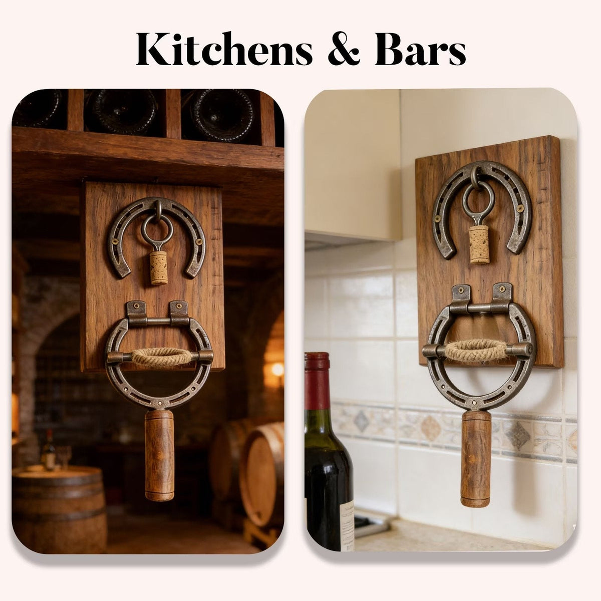 🔥 Last Day 50% Off - 🤠🍷 Western Horseshoe Wine Opener