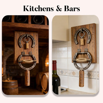 🔥 Last Day 50% Off - 🤠🍷 Western Horseshoe Wine Opener