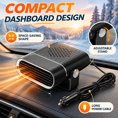 🚗❄️ FrostAway™ | Portable Car Heater & Windshield Defroster