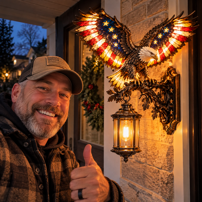 🦅🇺🇸 Liberty Wings™ | Patriotic Eagle Wall Light