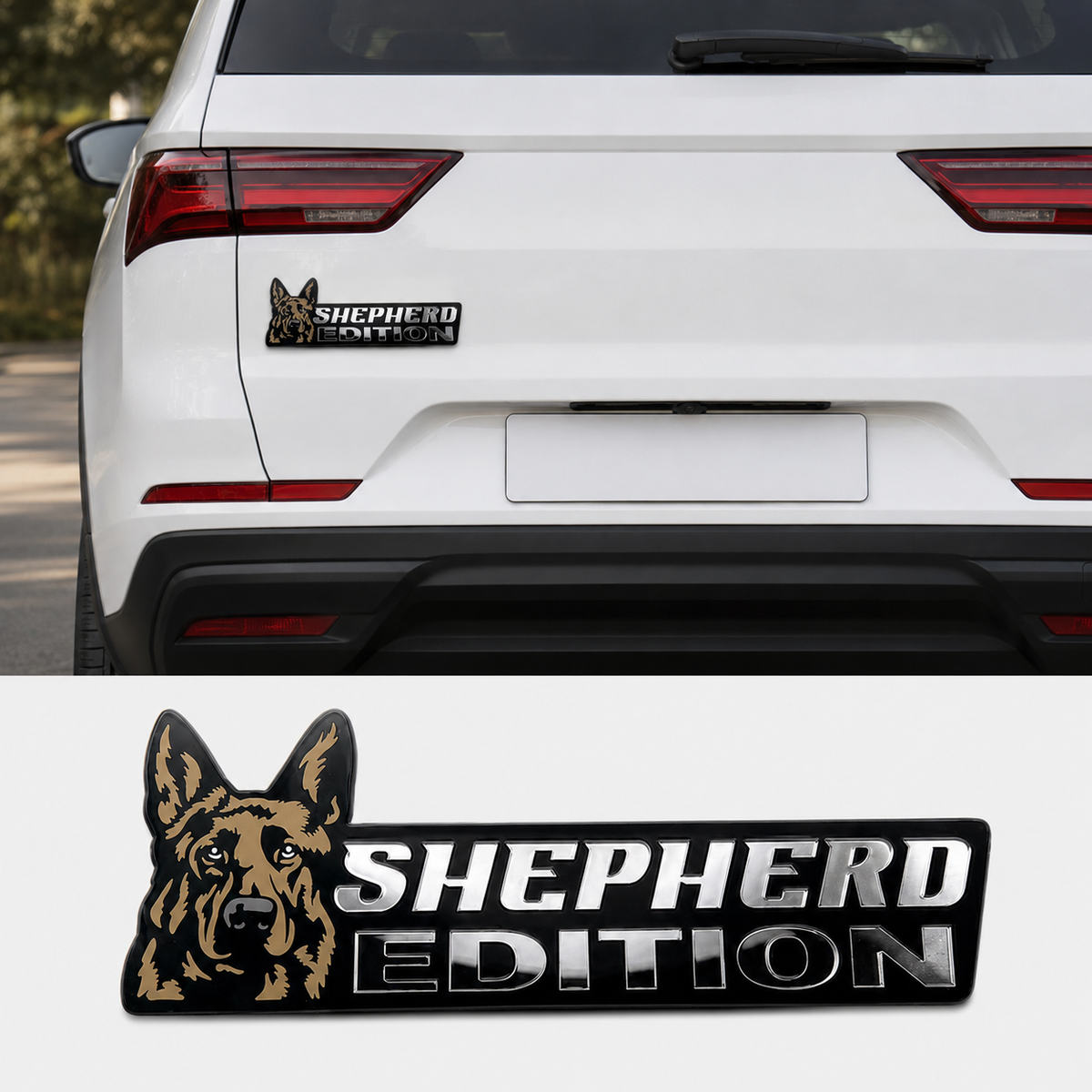 🐾 Your Dog. Your Badge. | Laser-Cut Breed Car Emblem