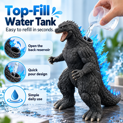 🌊💙 Kaiju Mist™ | Cool Mist Humidifier with Blue LED Glow & Remote