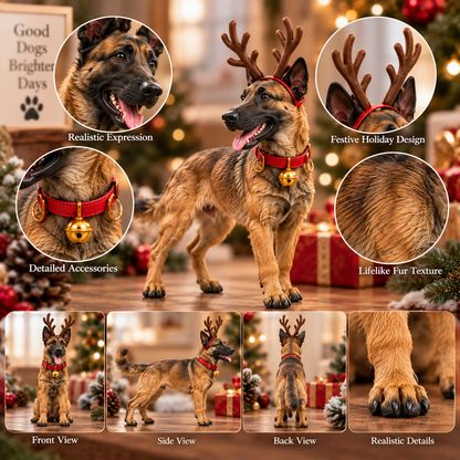 🔥Last Day 50% OFF🎁📆24 Days of Belgian Malinois Joy — 24 Unique Collectible Figurines🎉