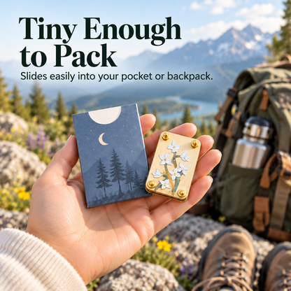 🌸📖 Pocket-Size Flower Press – Turn Tiny Blooms Into Lasting Keepsakes