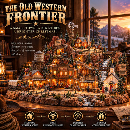 🤠✨ Old Western Frontier™ | Lighted Wild West Town