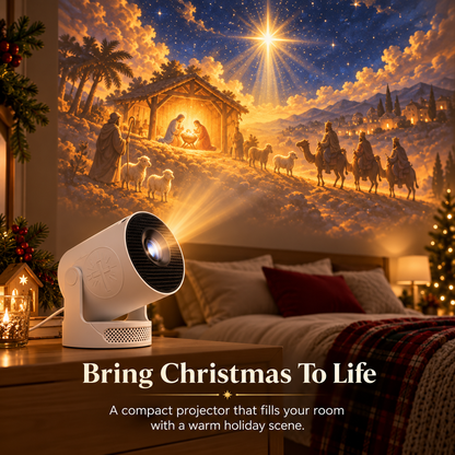 Bible Story Projector Light – Nativity, Noah's Ark & Angels