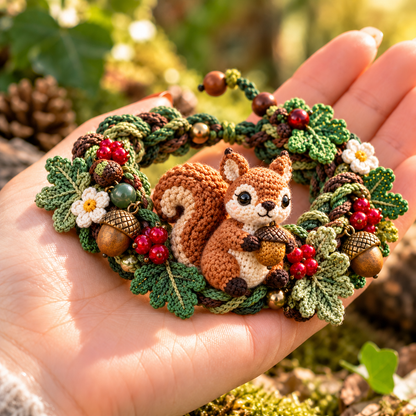 🌿🧶 Forest Friends on Your Wrist | Handmade Crochet Animal Bracelets