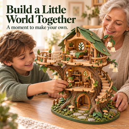 🔥 LAST DAY 49% OFF | ✨ Enchanted Treehouse™ – DIY Miniature Fairy House Kit