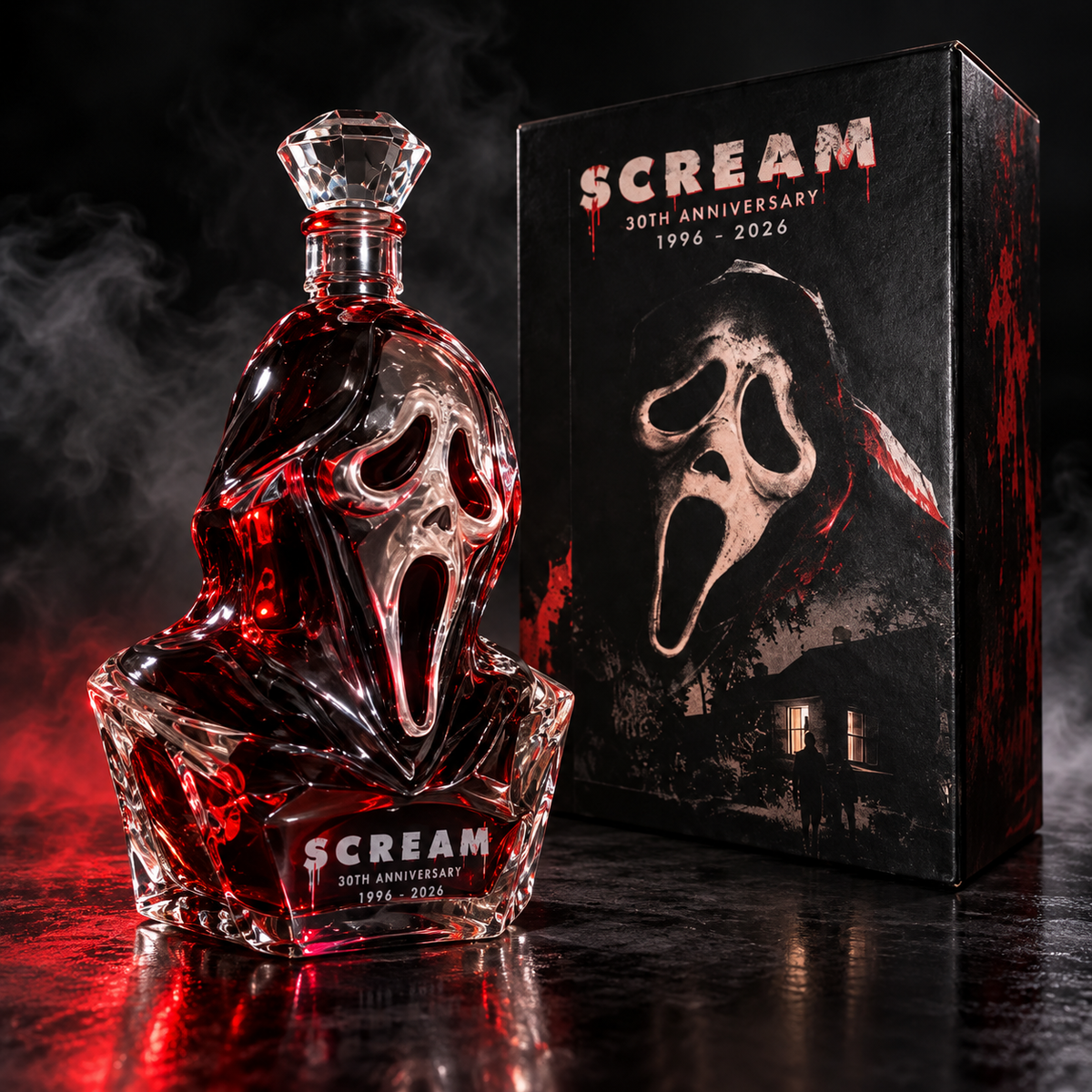 🔪👻 SCREAM 30™ | Ghostface Anniversary Collector’s Decanter – 1996–2026
