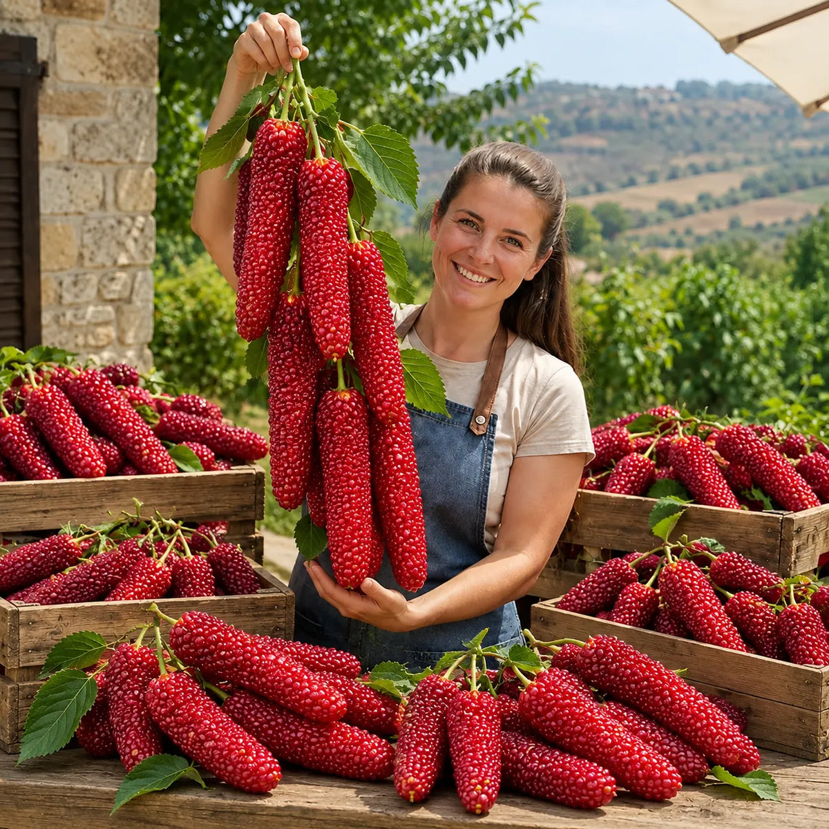 🌳 Rare Giant Red & Black Mulberry Tree 🌿