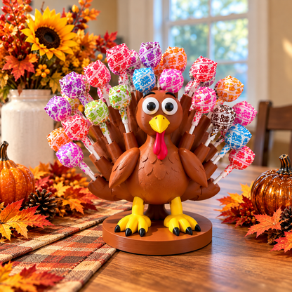 🦃🍭Build-a-Tail Turkey™ | Thanksgiving Candy Holder