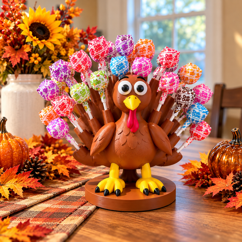 🦃🍭Build-a-Tail Turkey™ | Thanksgiving Candy Holder