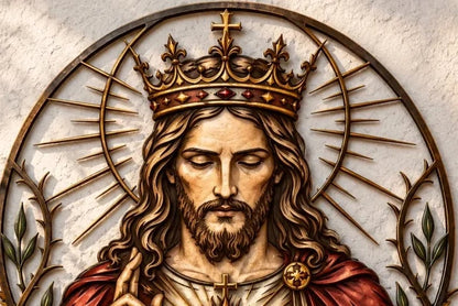 ❤️ The Heart That Watches Over Us | Jesus Wall Sculpture