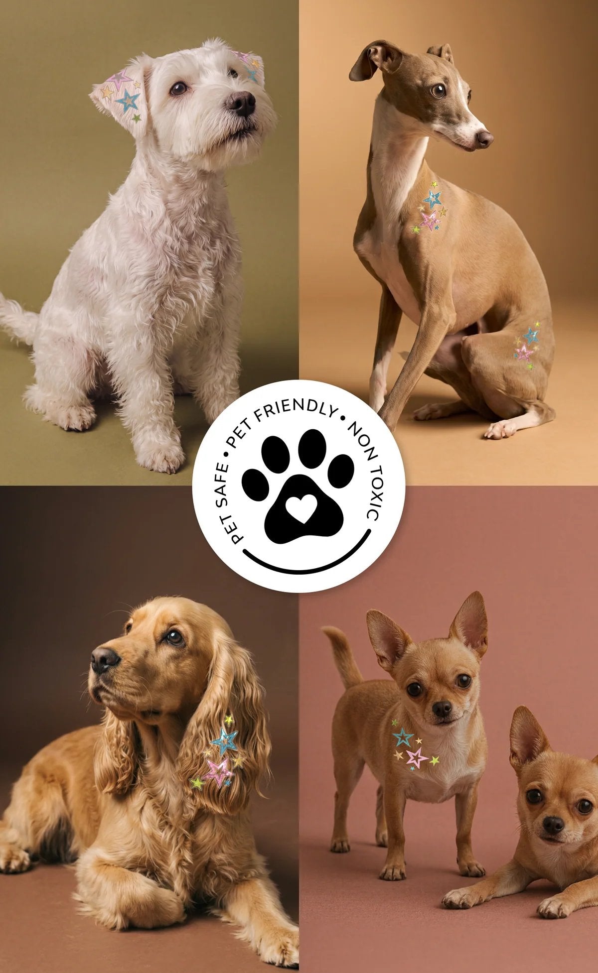 💫 Dog Fur Tattoos | Temporary, Waterproof & Easy-Off