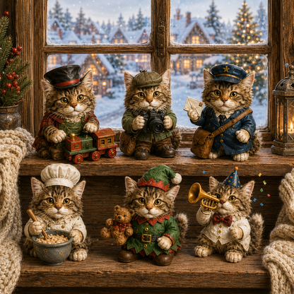 🐱💼 Maine Coon Jobs Advent Calendar – 24 Cats at Work