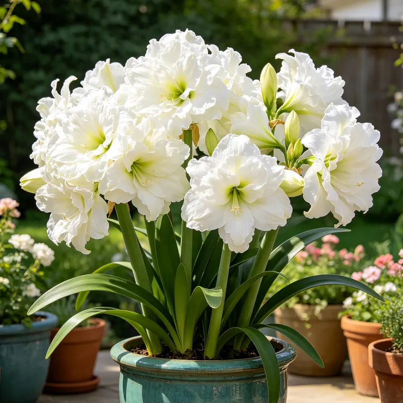🌺  Giant Double Amaryllis – Bold Indoor Flower Bulbs