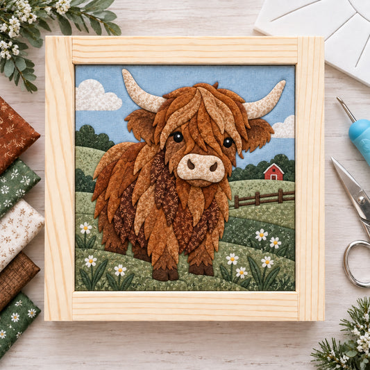 🧵🌸 Fabric Mosaic Escape™ | No-Sew Kinusaiga 3D Art Kit for Adults