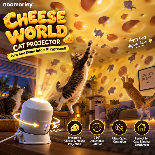 🧀🐱 Mouse Chase Projector – Indoor Fun for Curious Cats