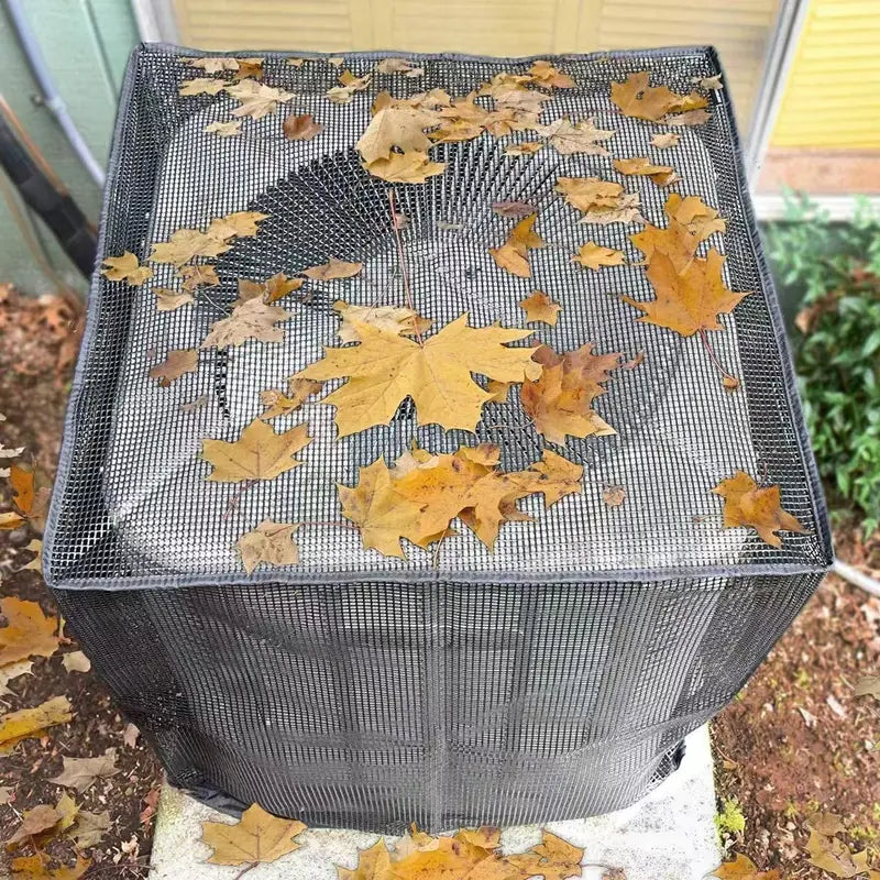 Breathable Mesh Air Conditioner Cover | Heavy Duty Outdoor AC Unit Cover For Year-Round Protection