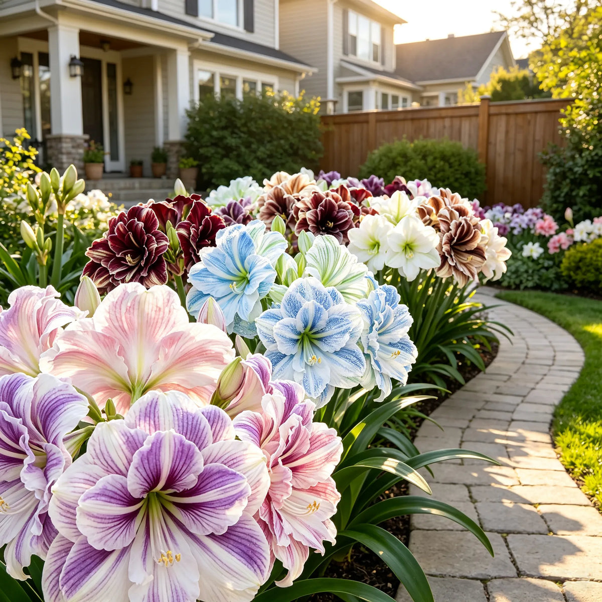 🌺  Giant Double Amaryllis – Bold Indoor Flower Bulbs