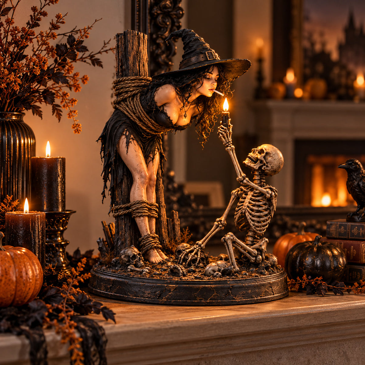 🔮💀 The Forgotten Séance™ | Dark Fantasy Halloween Decor